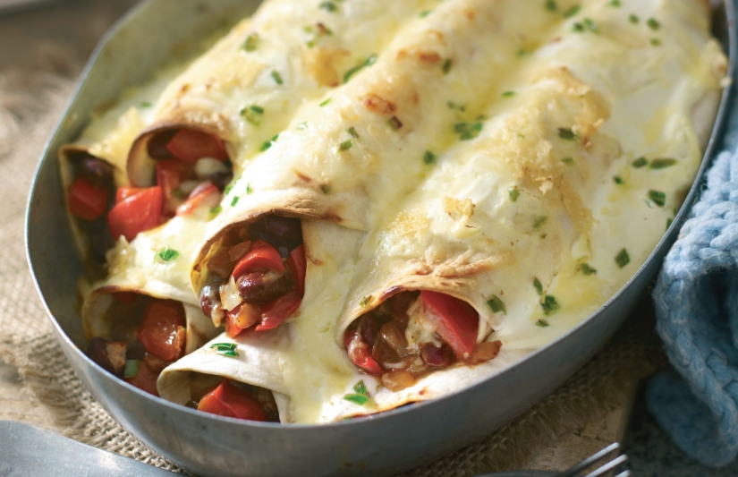 Spicy Bean Enchiladas Spicy Bean Enchiladas