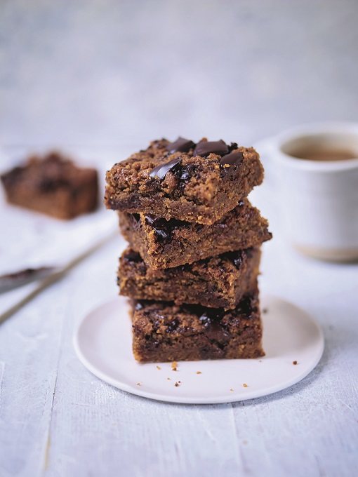 Peanut Butter Blondie Cookie Bars Recipe: Veggie
