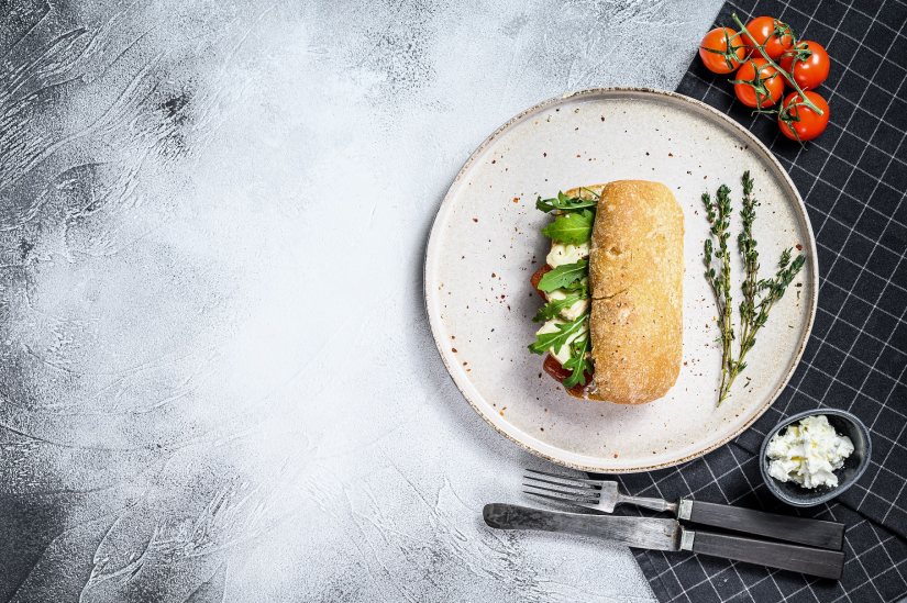 Halloumi and Pepper Panini Recipe: Veggie