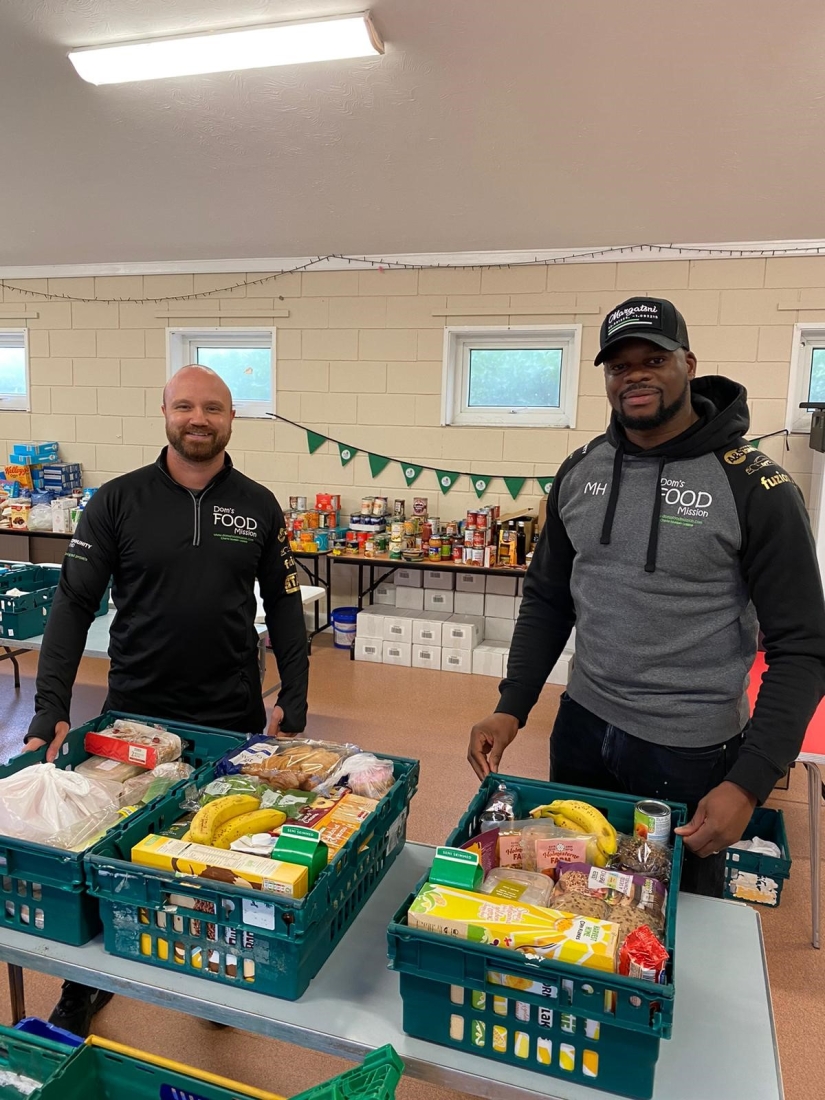 Charity provides free meals to children and families with surplus food Charity provides free meals to children and families with surplus food