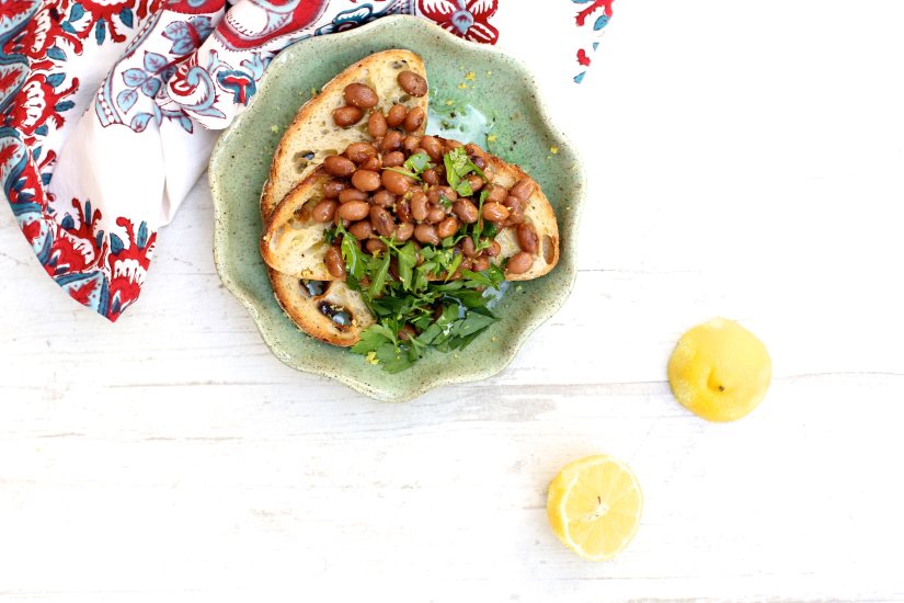 Posh Beans on Toast Recipe: Veggie