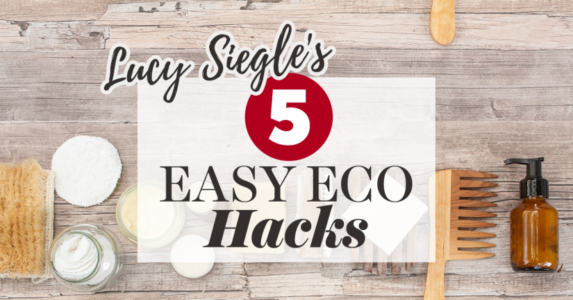 LUCY SIEGLE’S 5 EASY ECO HACKS LUCY SIEGLE’S 5 EASY ECO HACKS