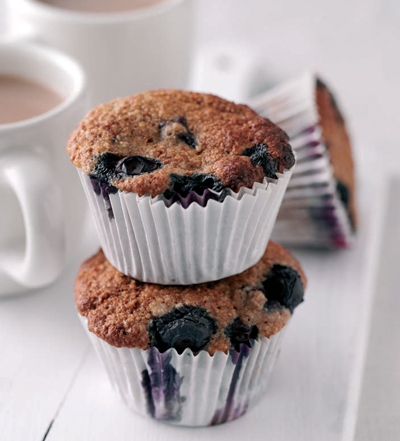 Bran And Blueberry Muffins