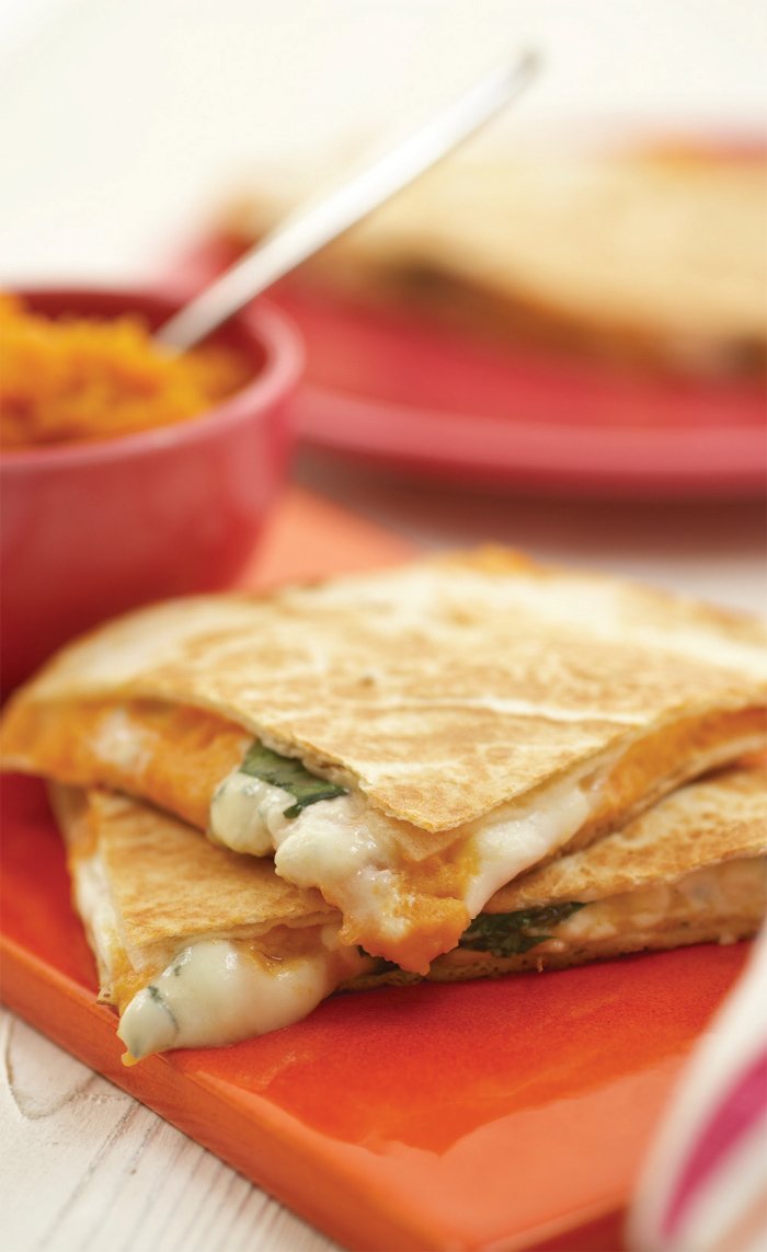 Anything Goes Quesadilla Recipe: Veggie