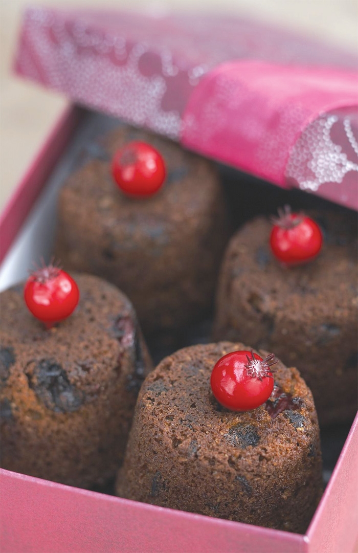 Mini Brandy Christmas Puddings