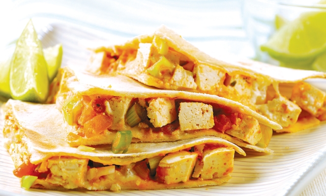 Tofu Salsa Quesadillas Tofu Salsa Quesadillas