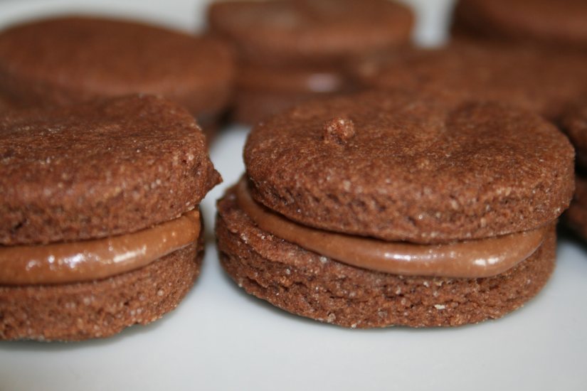 Dairy Free Chocolate Shortbread sandwiches Recipe: Veggie