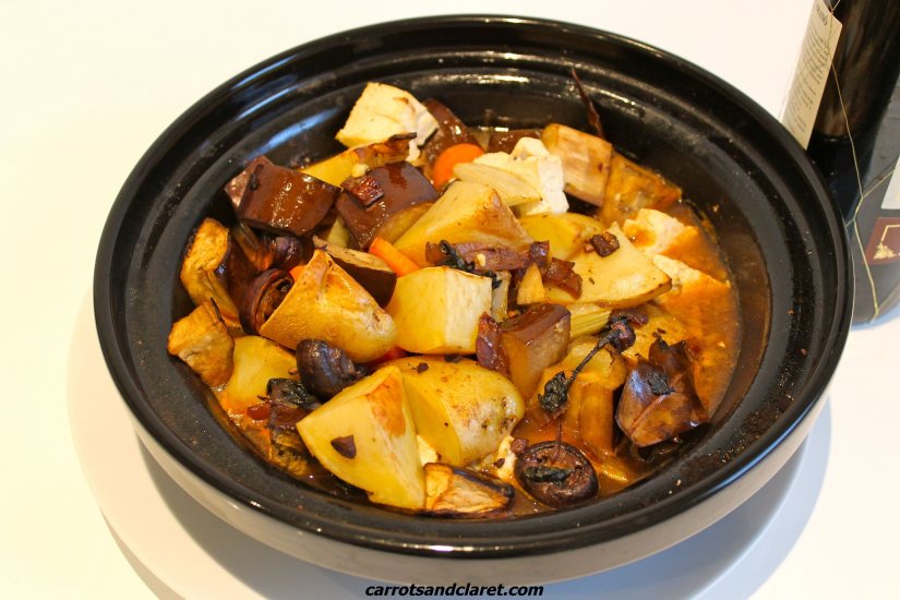 Aubergine, Potato and Tofu Casserole Recipe: Veggie