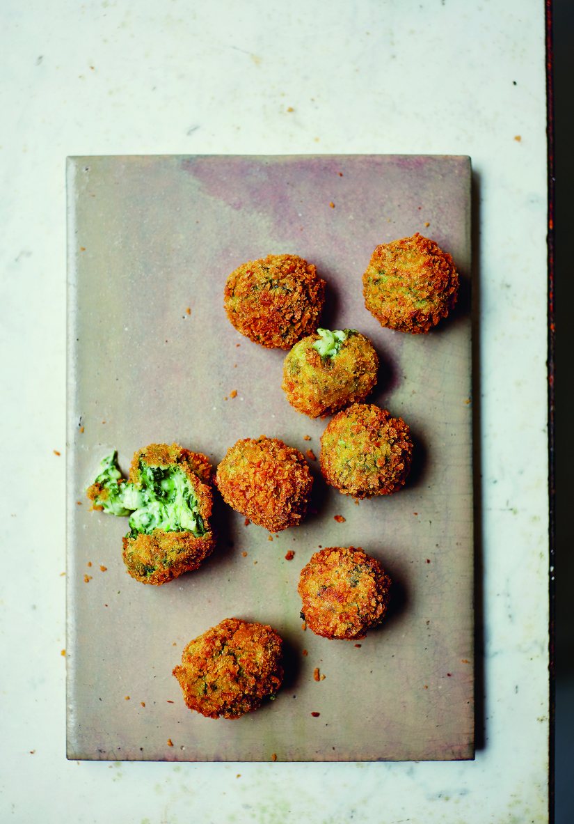 Spinach & Goat’s Cheese Croquetas Recipe: Veggie