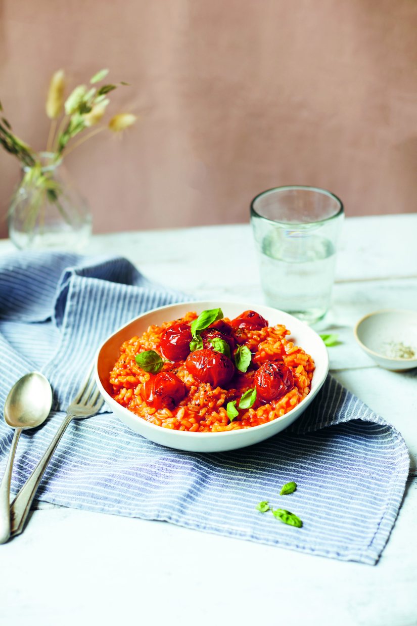 Roasted Cherry Tomato Risotto Recipe: Veggie