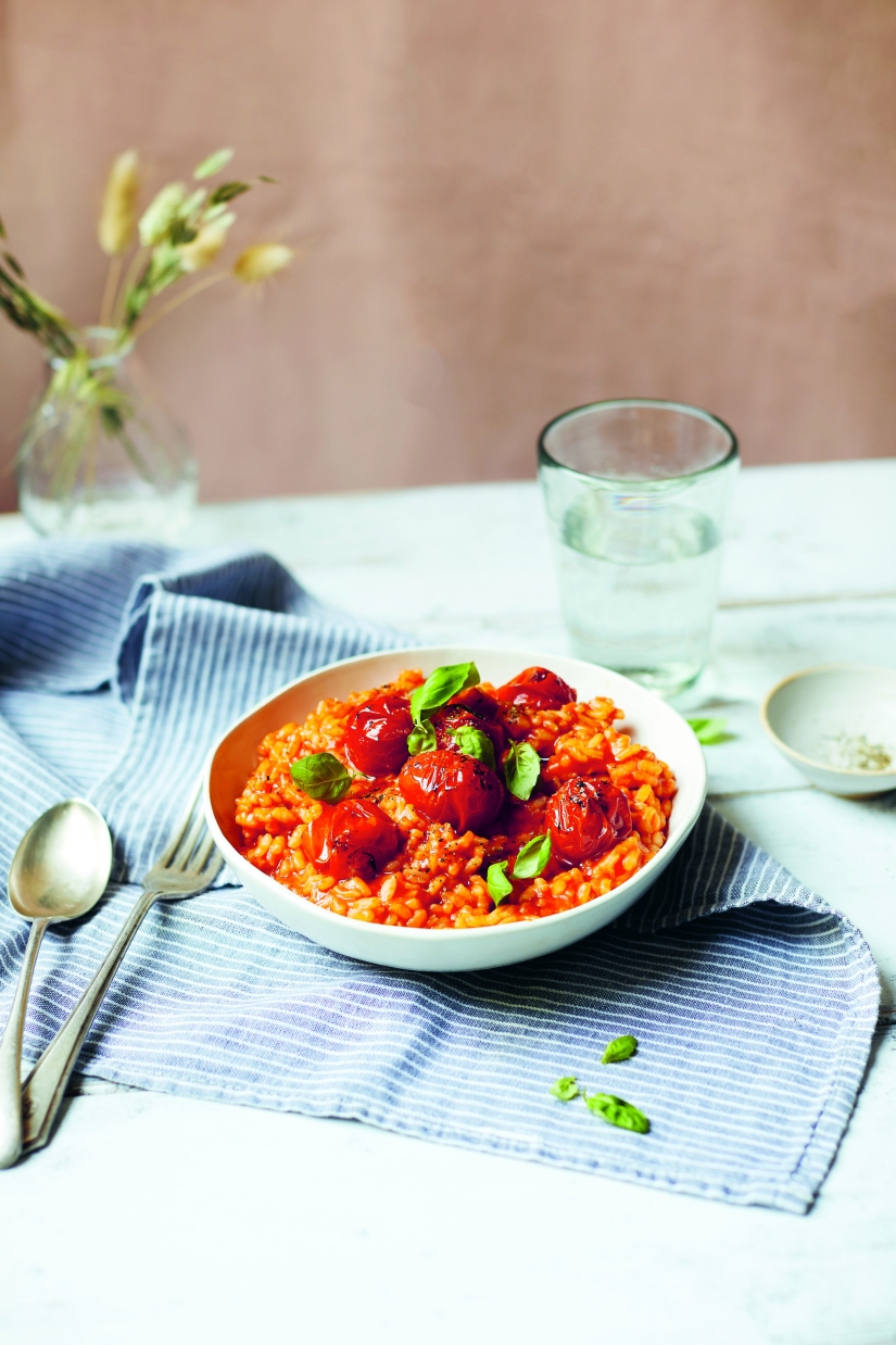 Roasted Cherry Tomato Risotto