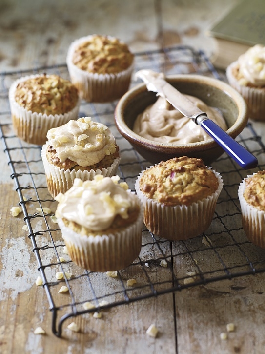 Brilliantly British Apple and Walnut Cakes