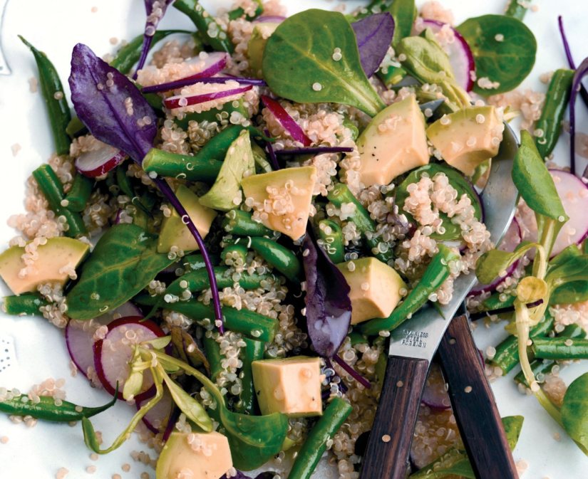 Avocado, Quinoa and Radish Salad Recipe: Veggie