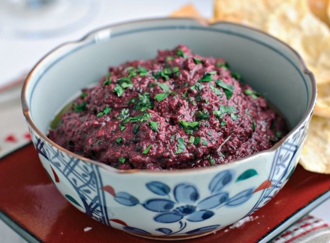 Beetroot, Walnut and Herb Dip