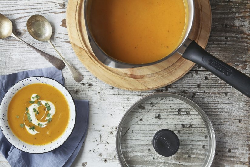 Carrot and Coriander Soup Recipe: Veggie