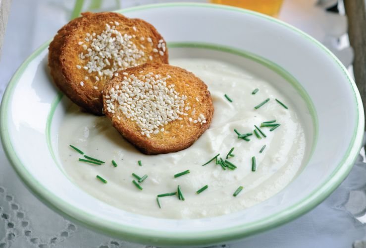 Cauliflower and Cheese Soup Recipe: Veggie