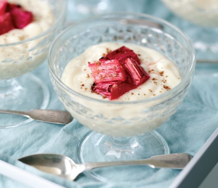 Cheat’s Rhubarb & Vanilla Desserts Recipe: Veggie