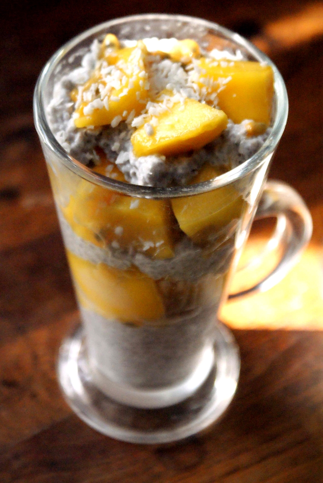 Tropical Layered Chia Seed Pudding