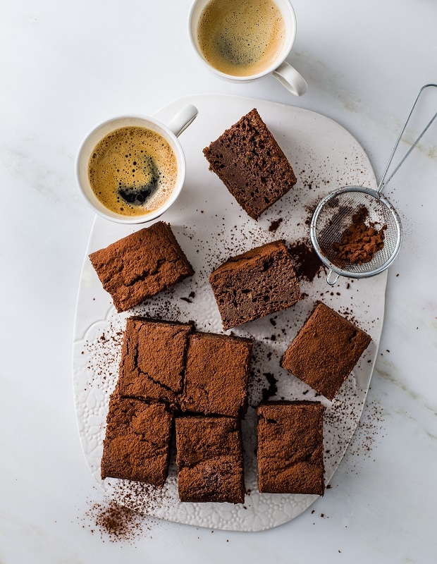 Choc-Chip Courgette Brownies