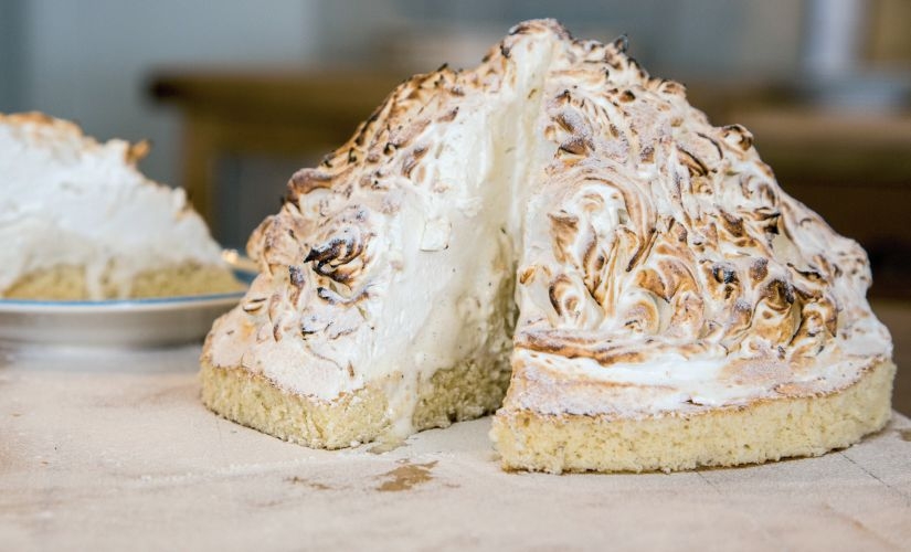 Chocolate Ice Cream Baked Alaska