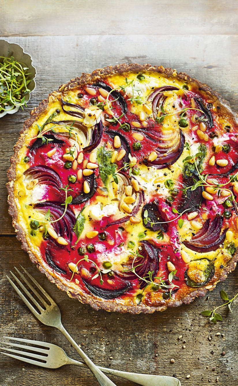 Natalie Seldon’s Goat’s Cheese & Beetroot Tart