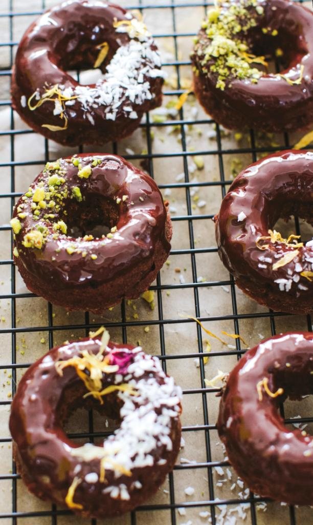 Double Chocolate Doughnuts Recipe: Veggie