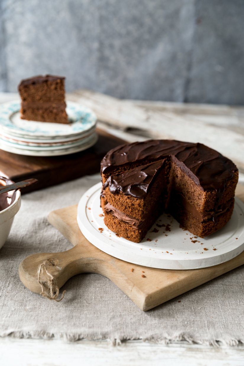 Classic Chocolate Cake Recipe: Veggie