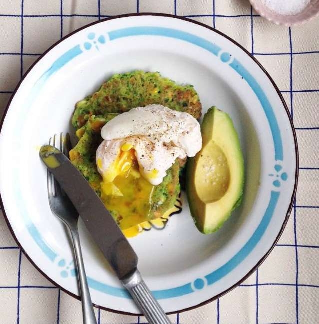 Rachel Khoo’s Pea and Sweetcorn Breakfast Fritters