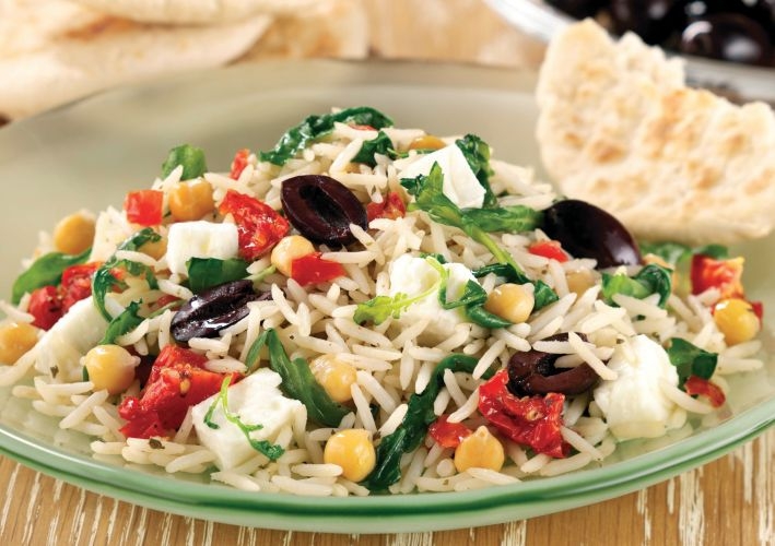 Easy Mediterranean Rice with Feta