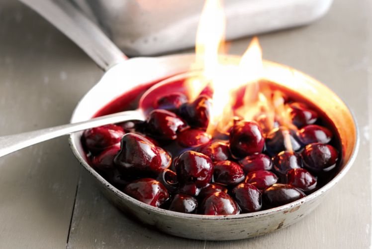 Flaming Cherries Recipe: Veggie