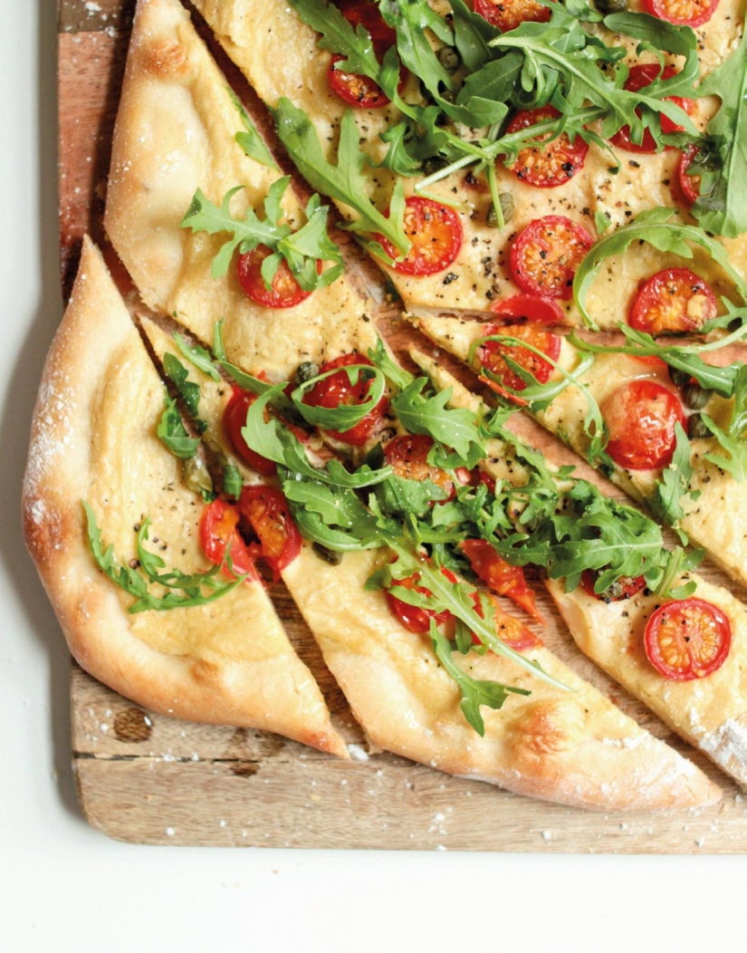 Aine Carlin’s Flat bread pizza