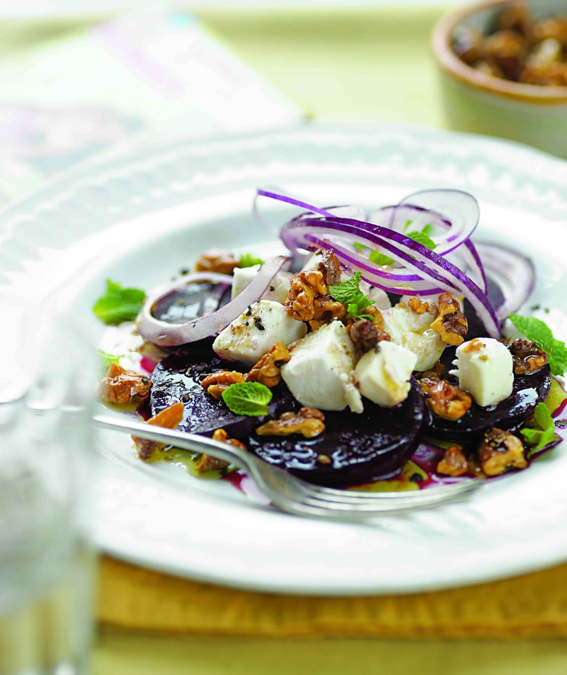 Goat’s Cheese with Beetroot Salad