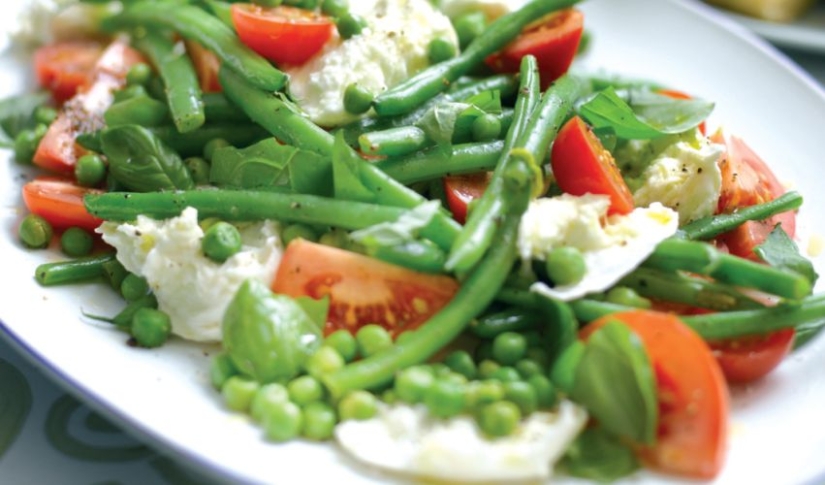 Green Bean and Mozzarella Salad