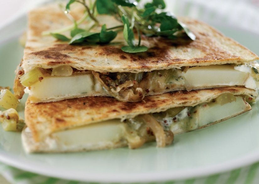 Hommity Quesadilla Recipe: Veggie