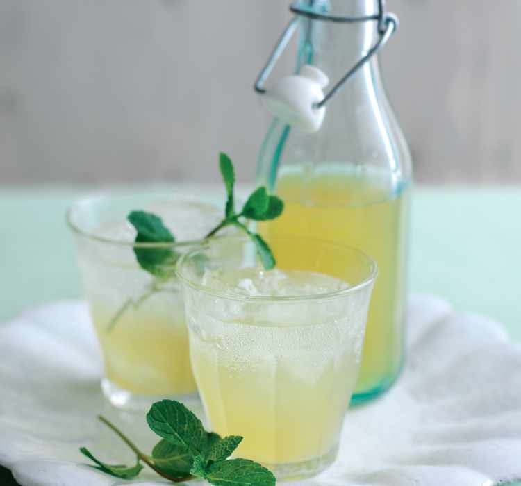 Honeyed Lemonade with Mint