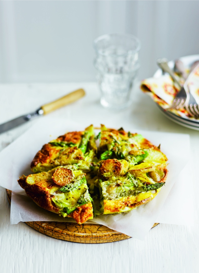 Jersey Royal & Asparagus Frittata