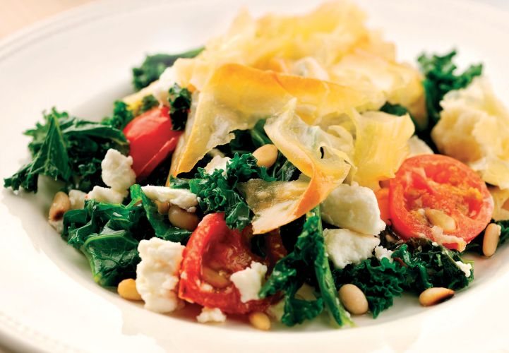Kale and Feta Pie Recipe: Veggie