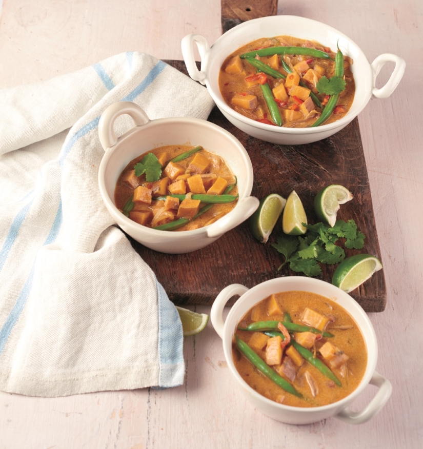 Sweet Potato, Coconut and Green Bean Curry