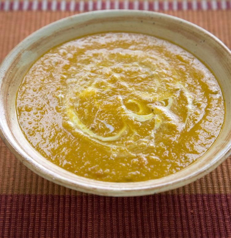 Spiced Carrot and Lentil Soup Recipe: Veggie