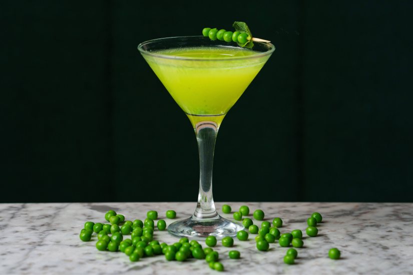 Pea and elderflower cocktail Recipe: Veggie
