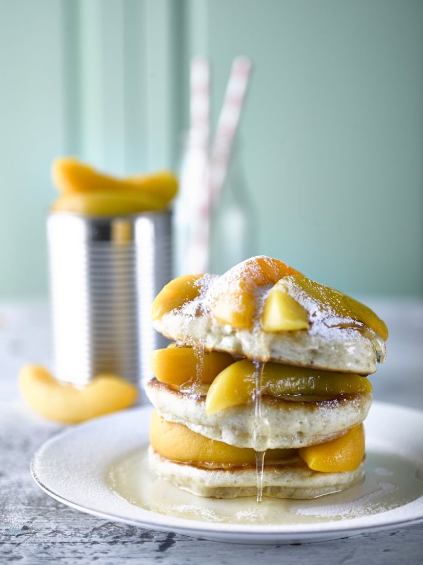 Peach Pancakes Recipe: Veggie