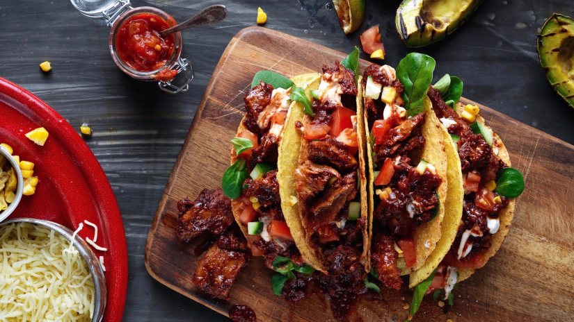 Pulled Oumph! Tacos Recipe: Veggie