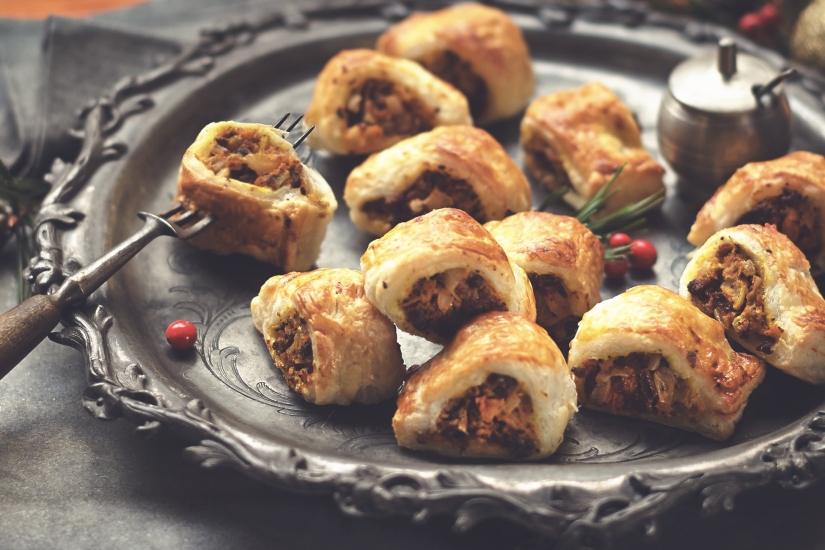 Butternut Squash Sausage Rolls