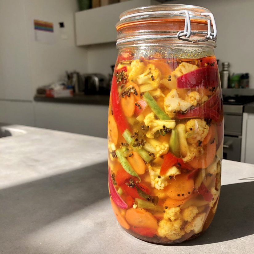 Rainbow Pickle Recipe: Veggie