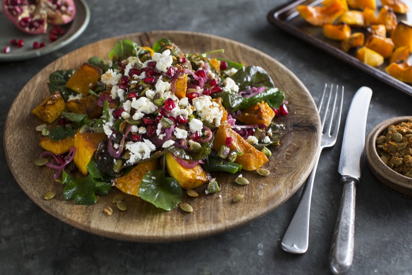 Riverford Roasted Pumpkin Salad