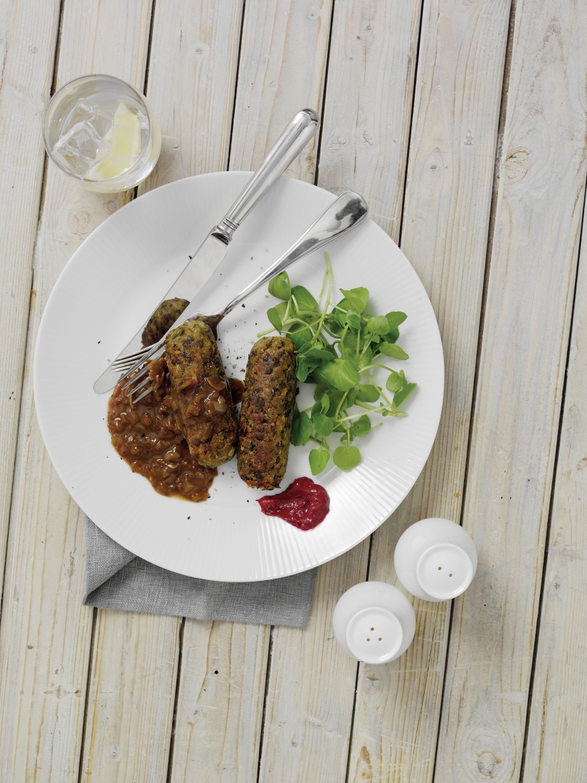 Bruno Loubet’s Lentil, Quinoa and Sweet Potato Sausages Bruno Loubet’s Lentil, Quinoa and Sweet Potato Sausages