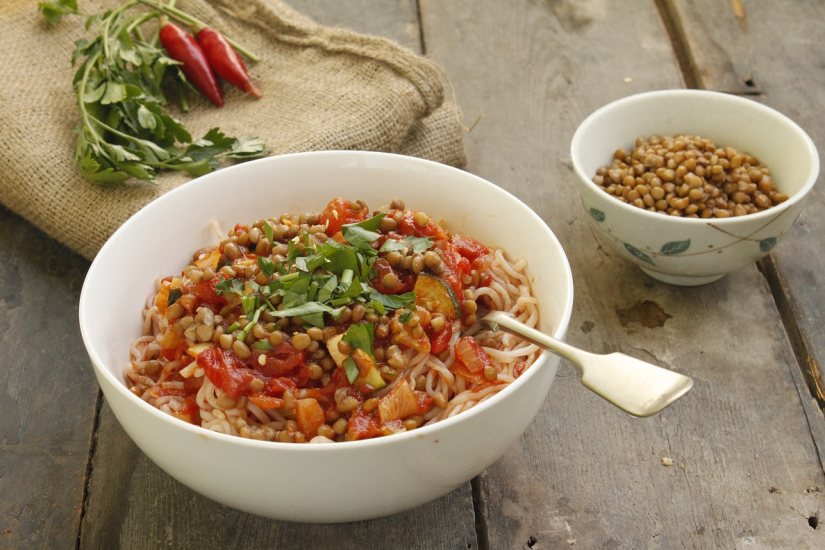 Sicilian Lentil Pasta Recipe: Veggie