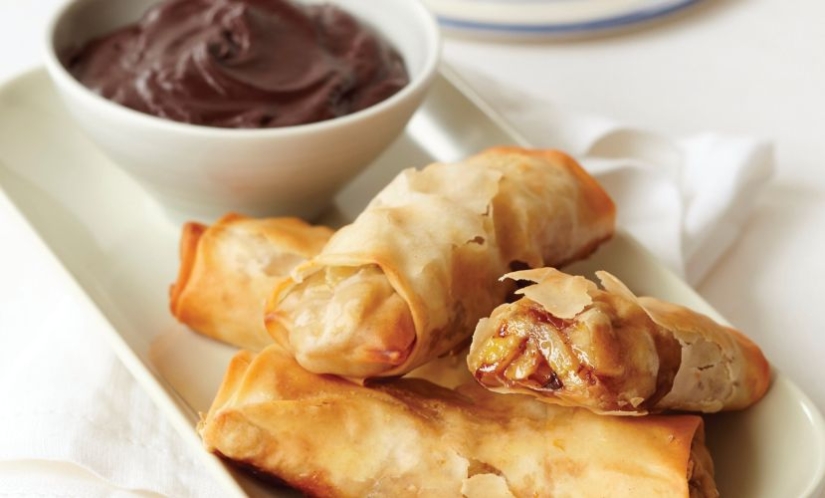 Banana Spring Rolls