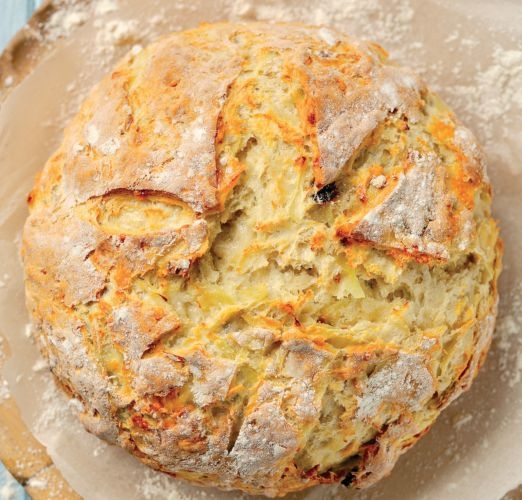 Onion and Cheese Soda Bread