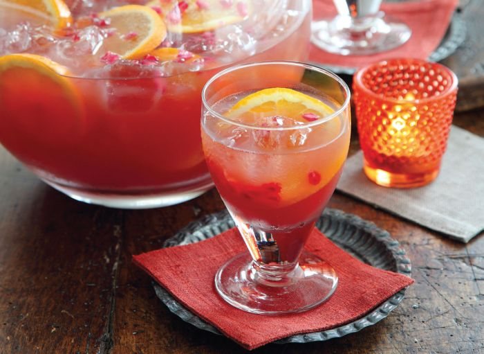 Sparkling Pomegranate Cocktail Recipe: Veggie